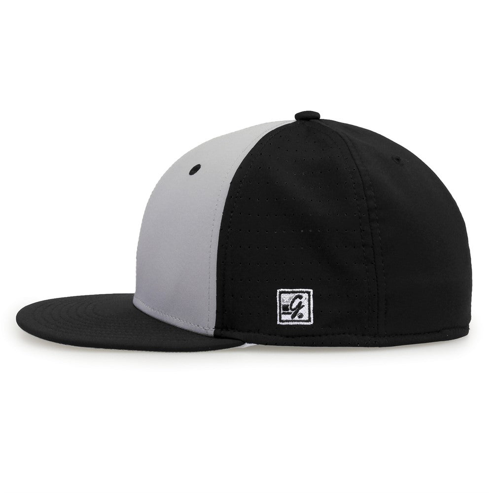 The Game GB998 Perforated GameChanger Hat - BLACK/GREY