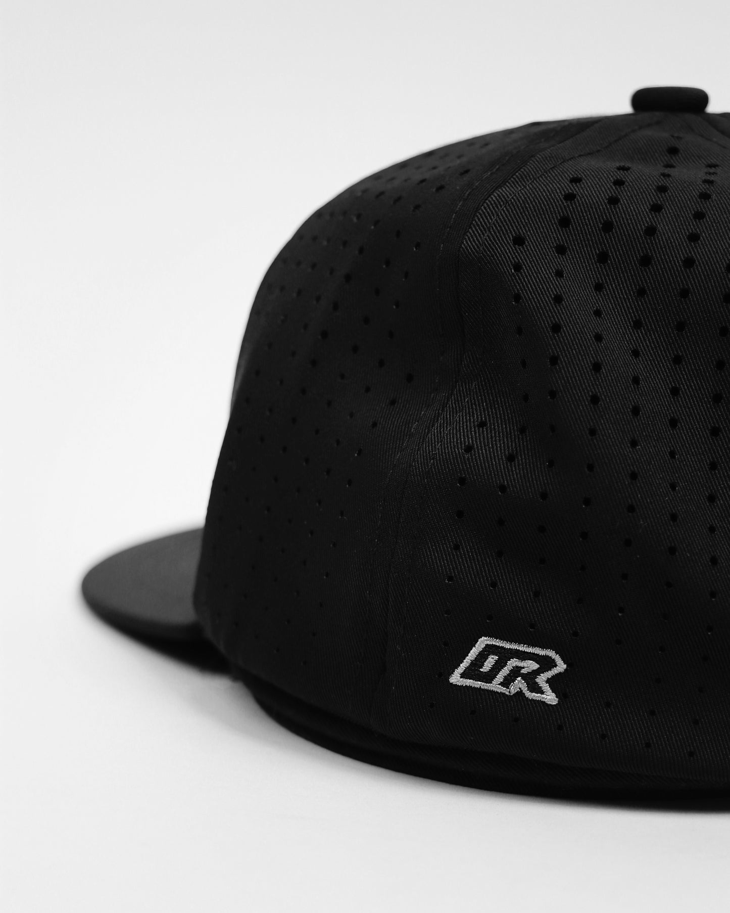 Outrank Sports - Black Perforated Stretch Cap