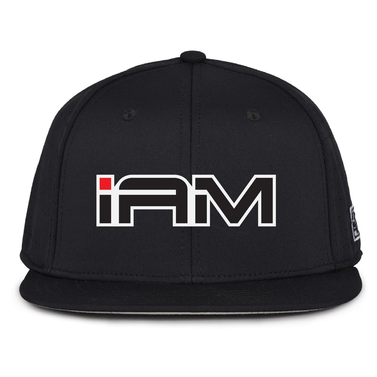 iAM Logo Black / Blue Hat