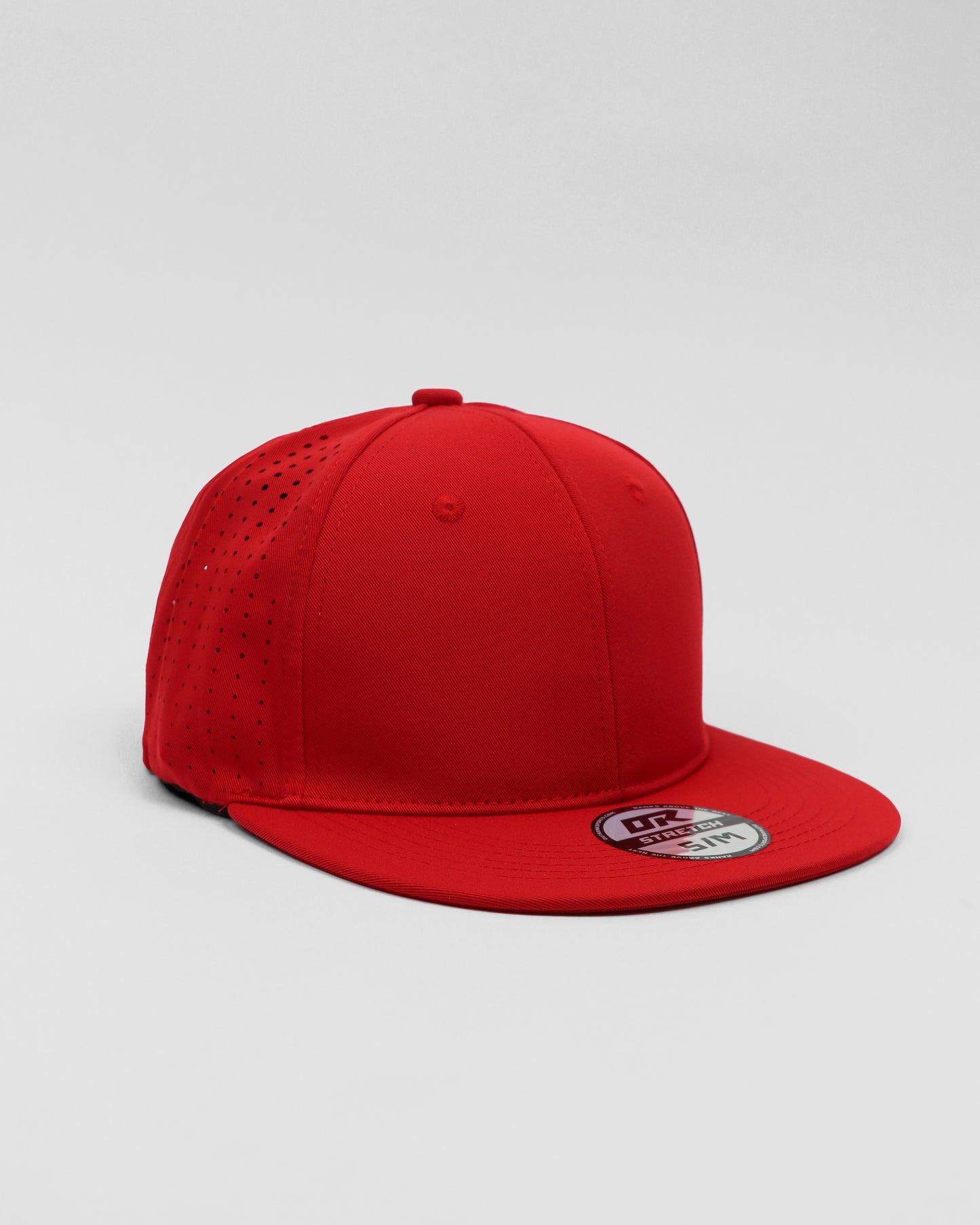 Outrank Sports- Red Perforated Stretch Cap